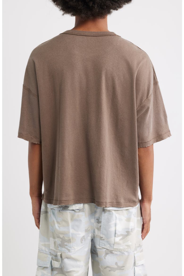 Reversible Cotton T-Shirt, Alternate, color, VINTAGE BROWN