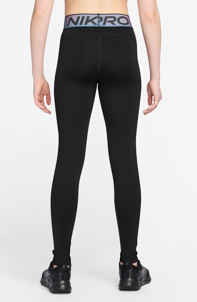 Nike Kids' Pro Dri-FIT Leggings, Alternate, color, Black