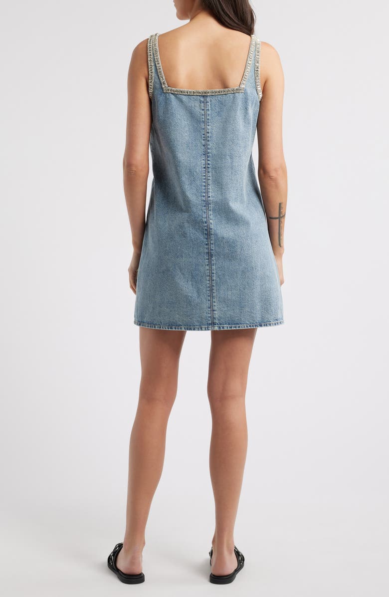 rag & bone Jayde Sleeveless Denim Minidress, Alternate, color,