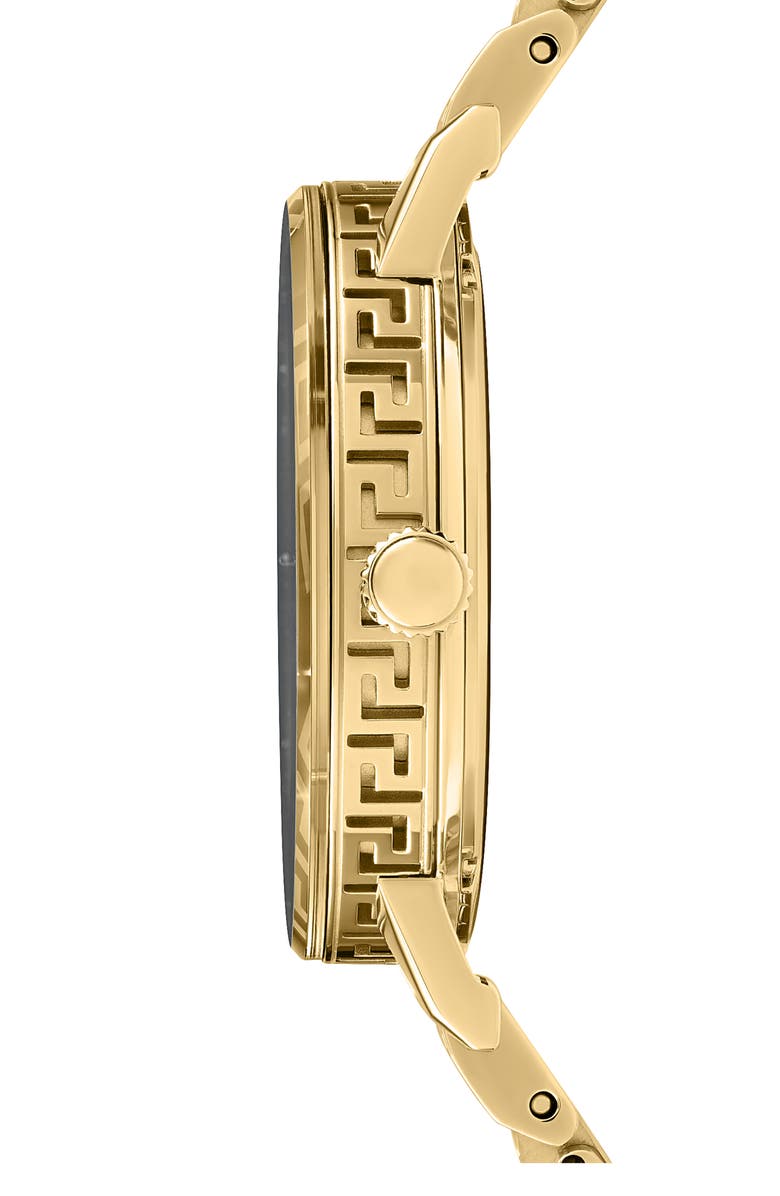 Versace Greca Glass Bracelet Watch, 32mm, Alternate, color, 