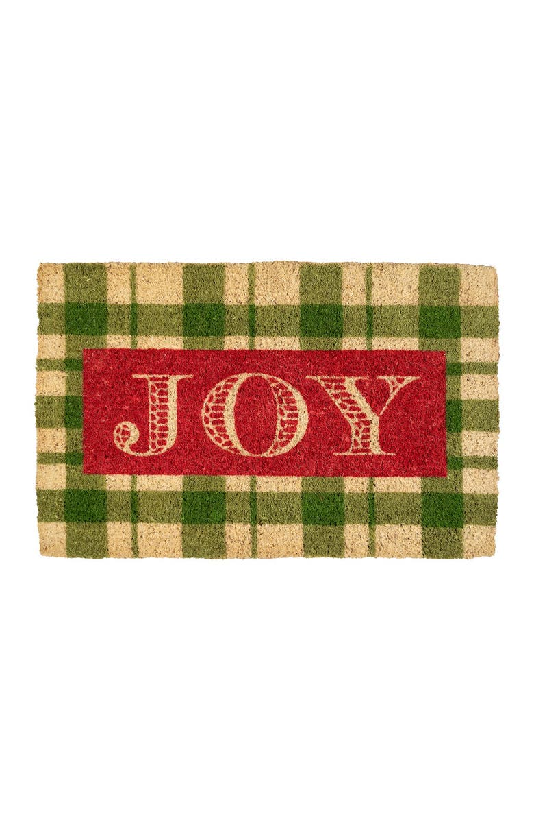 ENTRYWAYS Joy Handwoven Coconut Fiber Doormat, Main, color, Multi