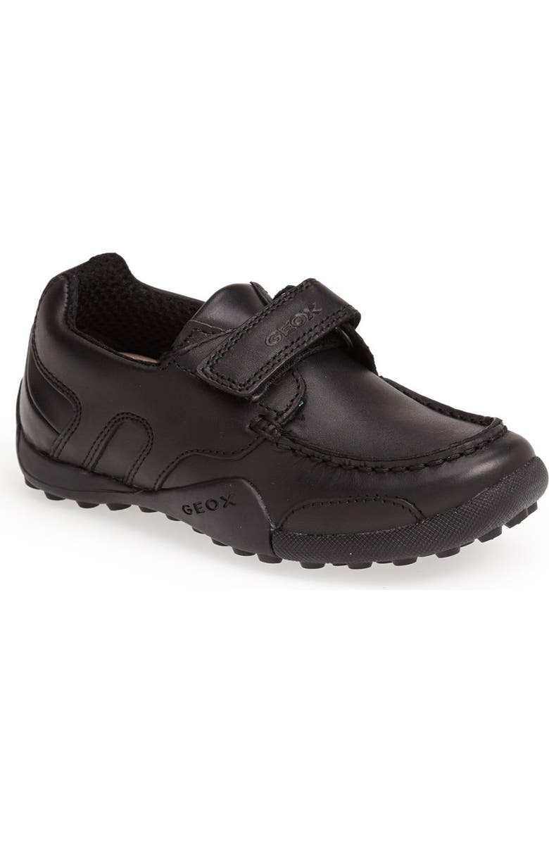 Geox Snake Moc 2 Leather Waterproof Loafer, Main, color,