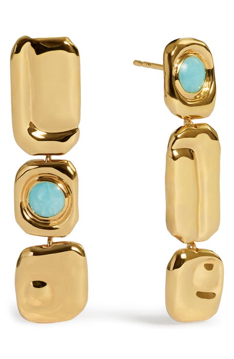 Amaia Amazonite Cocktail Drop Earrings