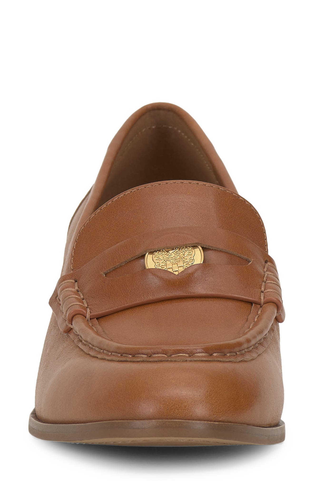 Vince Camuto Carissla Loafer Pump, Alternate, color, Golden Walnut