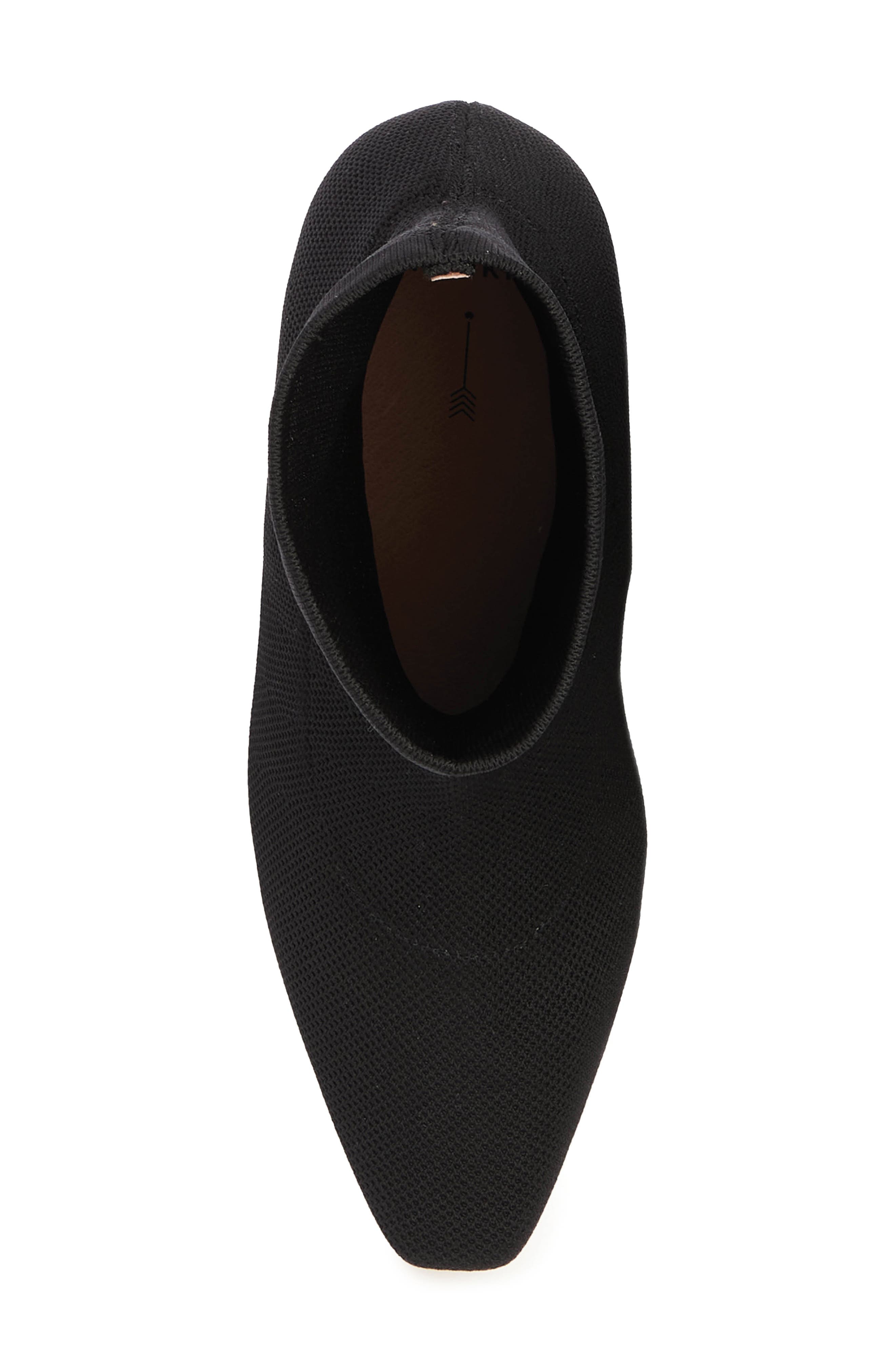 FRANKIE4 Melrose Stretch Knit Bootie, Alternate, color, Black Knit