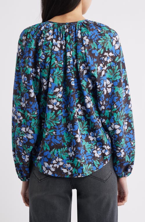 Rails Indi Floral Top In Blue