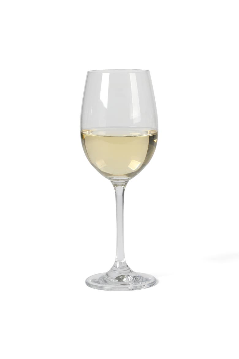Vivica Stemmed Wine Glasses, Alternate, color, White