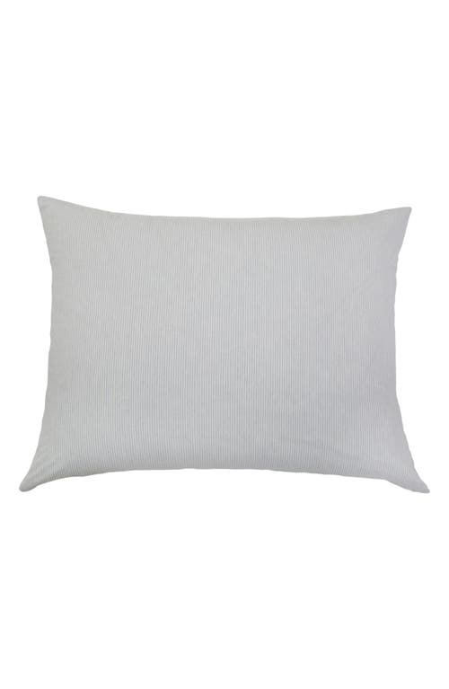 Pom Pom at Home Luke Stripe Cotton Big Accent Pillow in Light Blue 