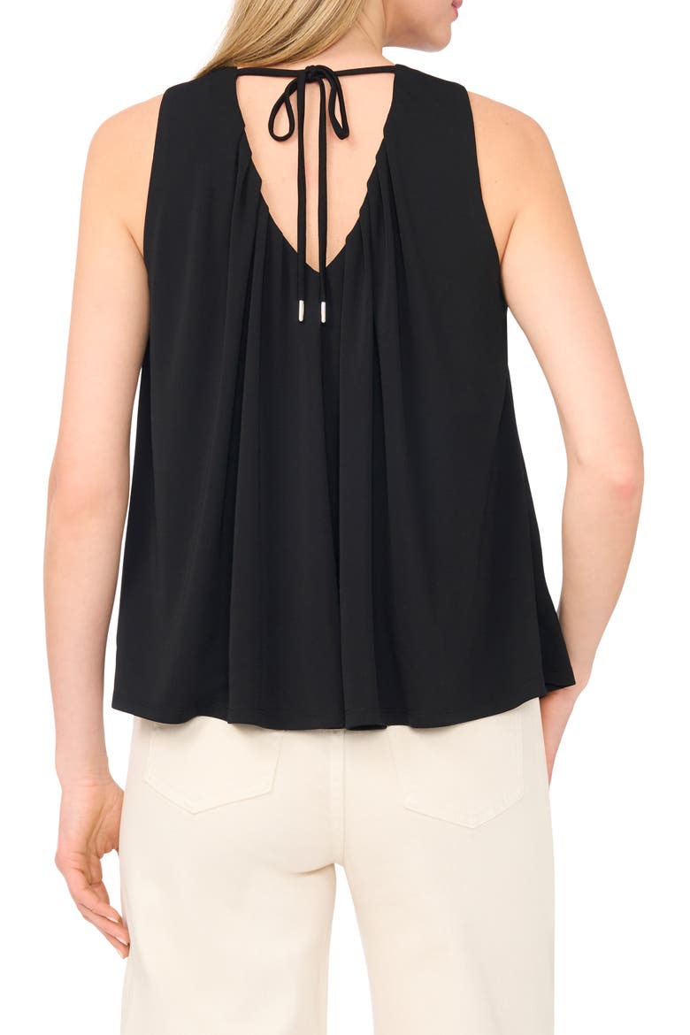 Ruched Halter Top, Alternate, color, RICH BLACK