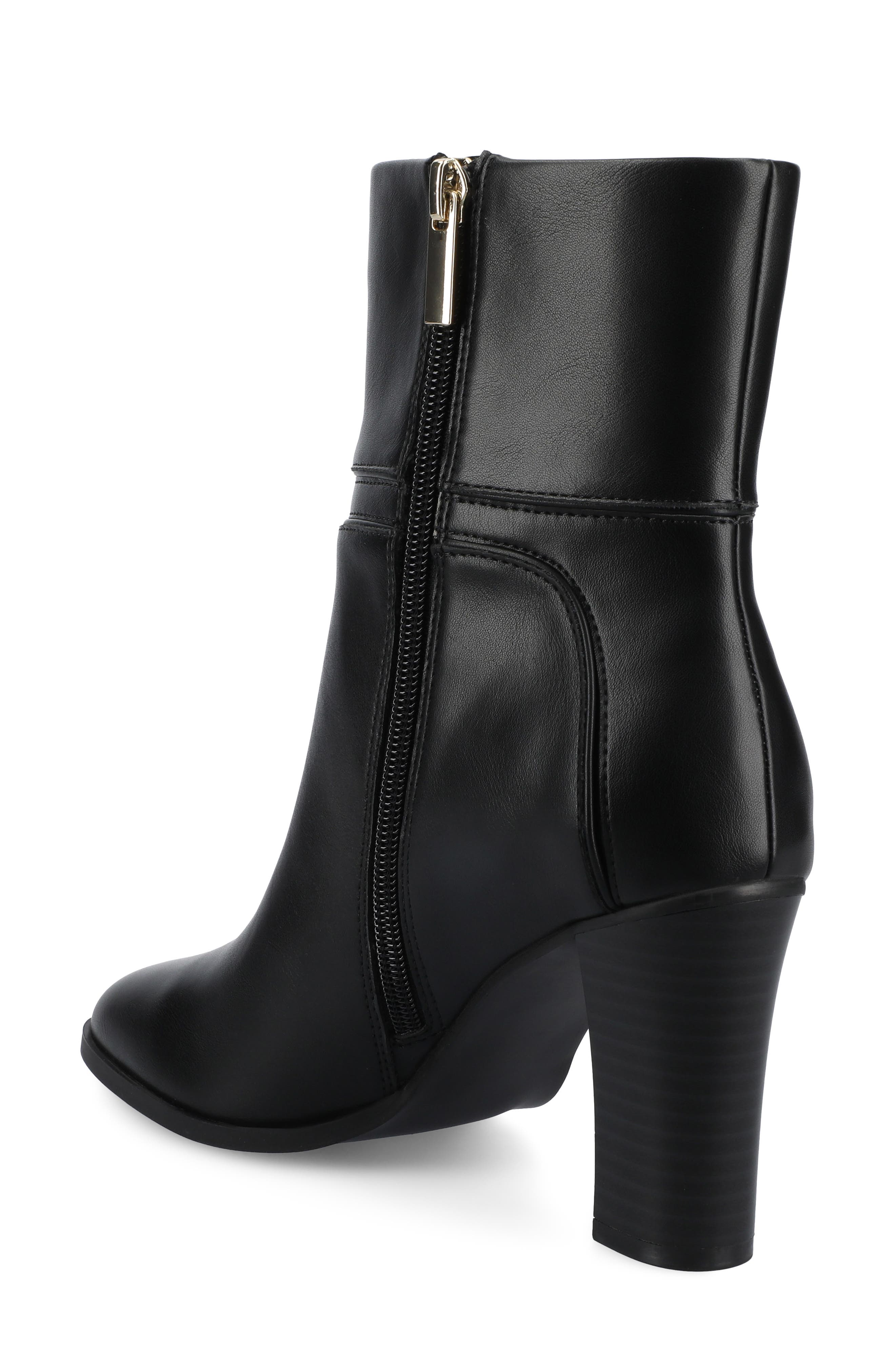 Freyja Bootie, Alternate, color, BLACK SMOOTH