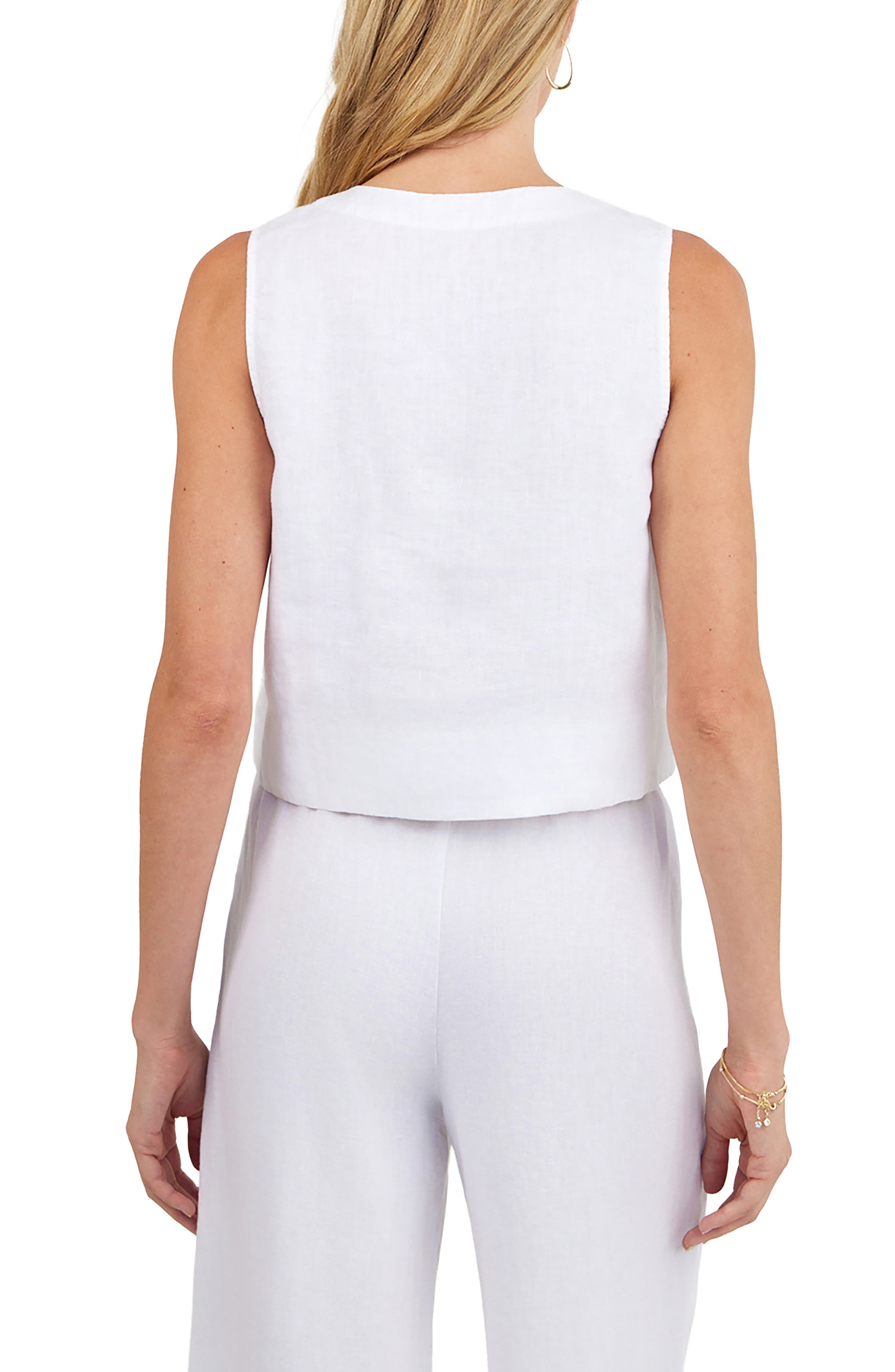 Sleeveless Linen Top - image 2