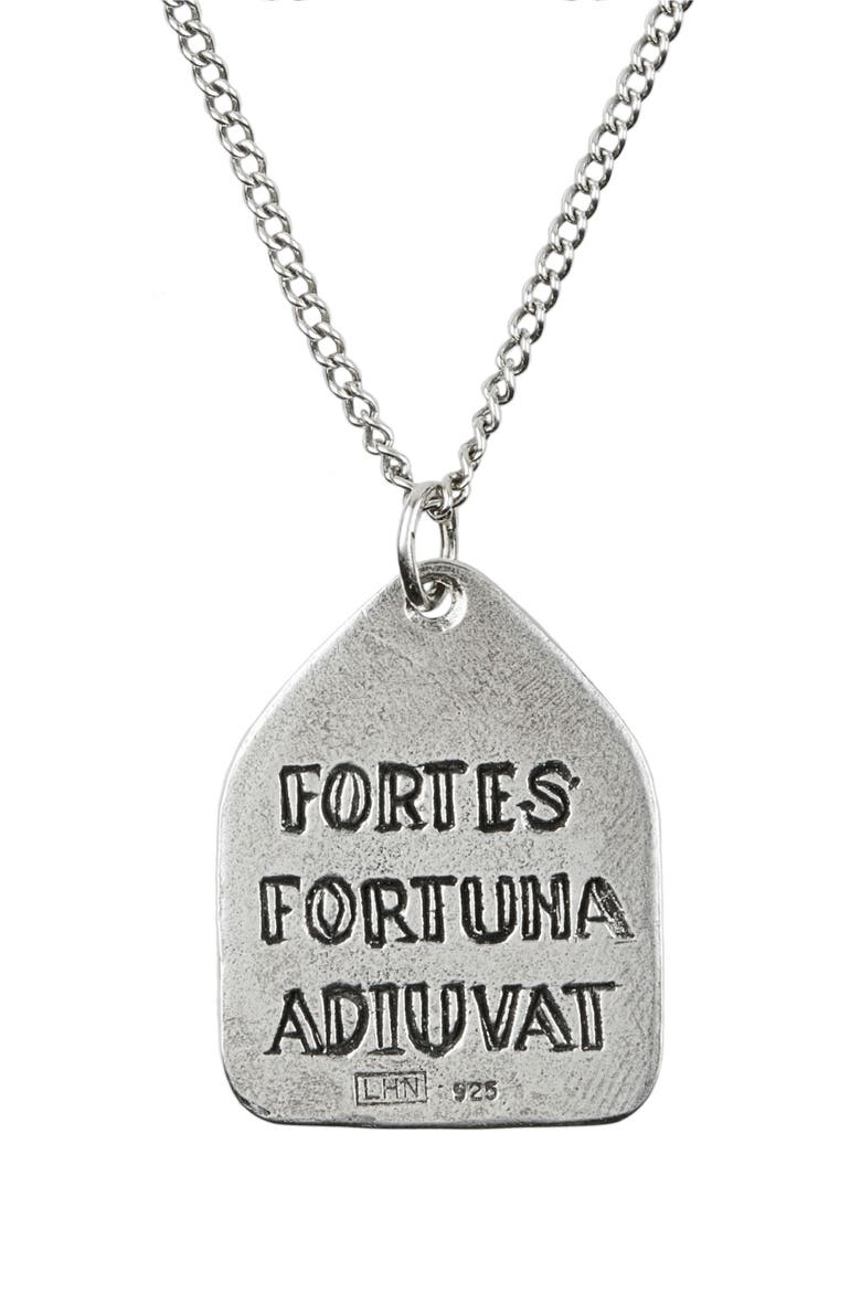 Arrow Charm Pendant Necklace, Alternate, color, SILVER