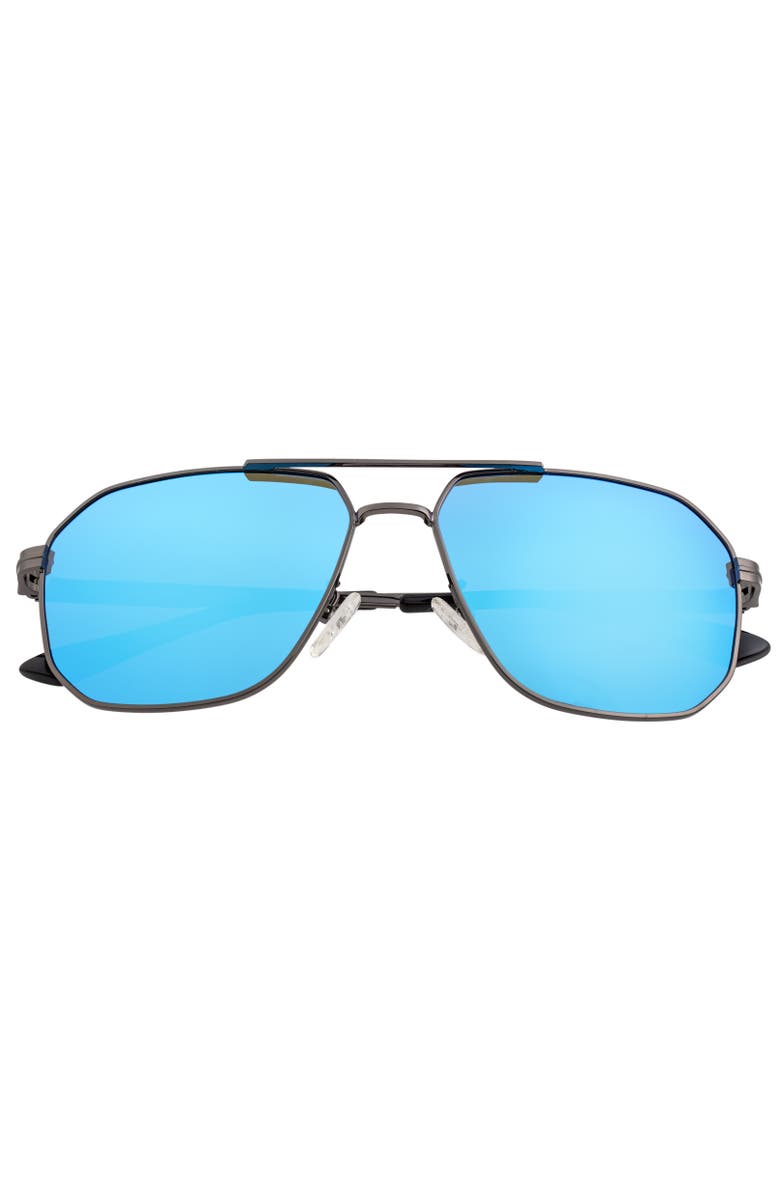 BREED Norma Polarized Sunglasses, Alternate, color, Gunmetal/Blue