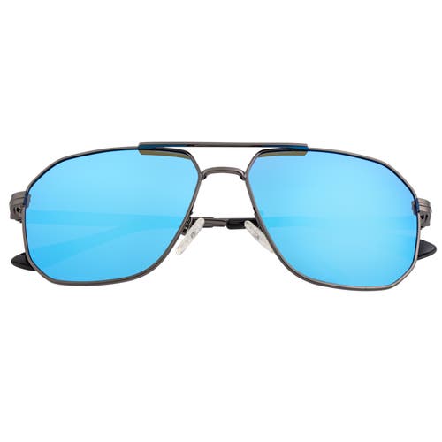 Breed Norma Polarized Sunglasses In Gunmetal/blue