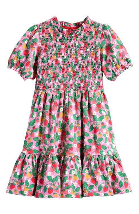 Girls Puff Sleeve Dresses & Rompers | Nordstrom