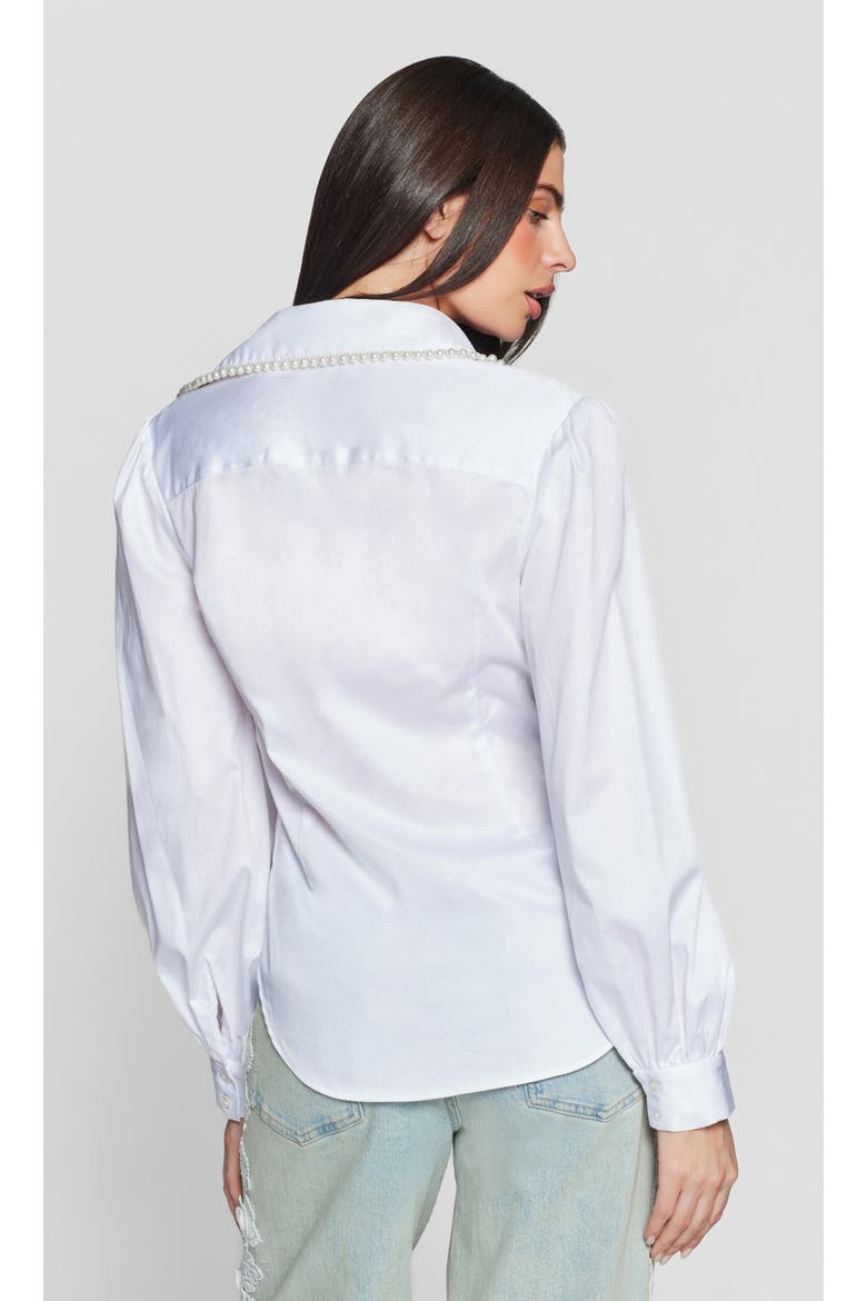 Magnolia Pearl Poplin Shirt, Alternate, color, White/Pearl