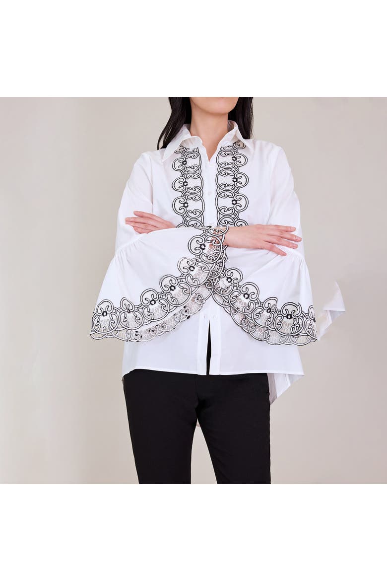 Doja Shirt, Alternate, color, White