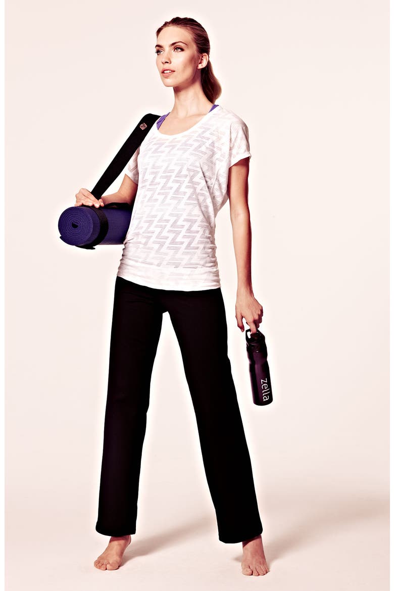 'Balance' Wide Leg Pants, Alternate, color, BLACK