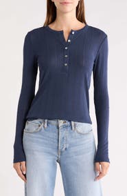 Marine Layer Pointelle Henley