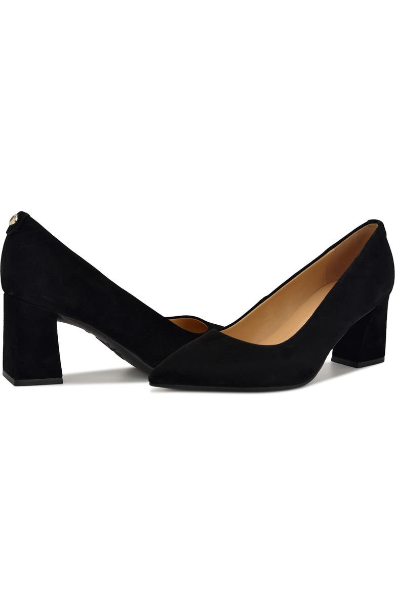 Nine West Kalore 9x9 Pointed Toe Pump, Alternate, color, Black