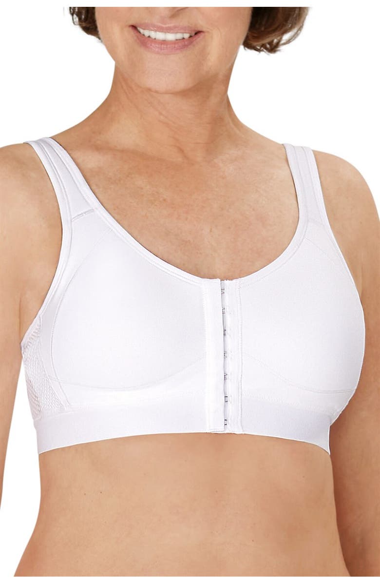 Amoena Ester Post Surgery Bra, Main, color, White