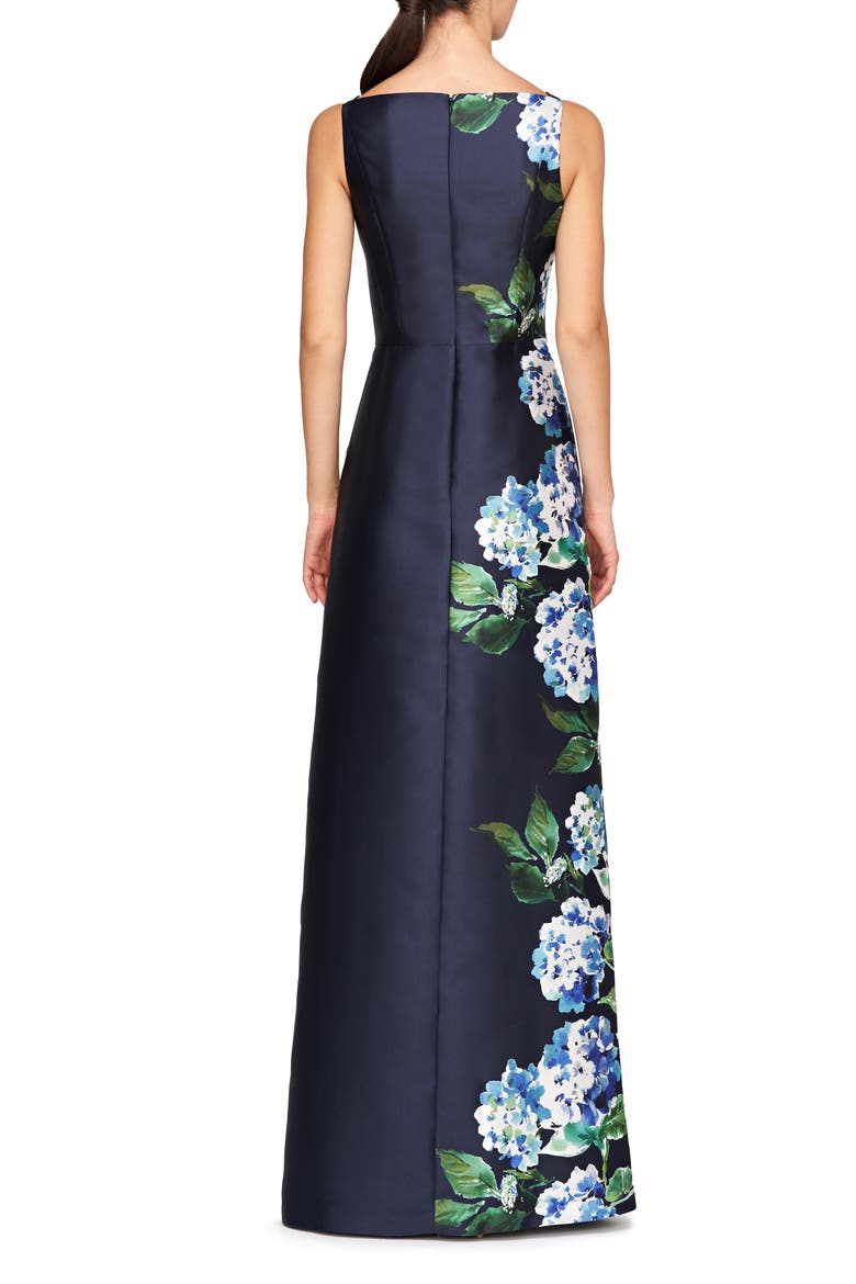Barbara Floral Gown, Alternate, color, MIDNIGHT BLUE