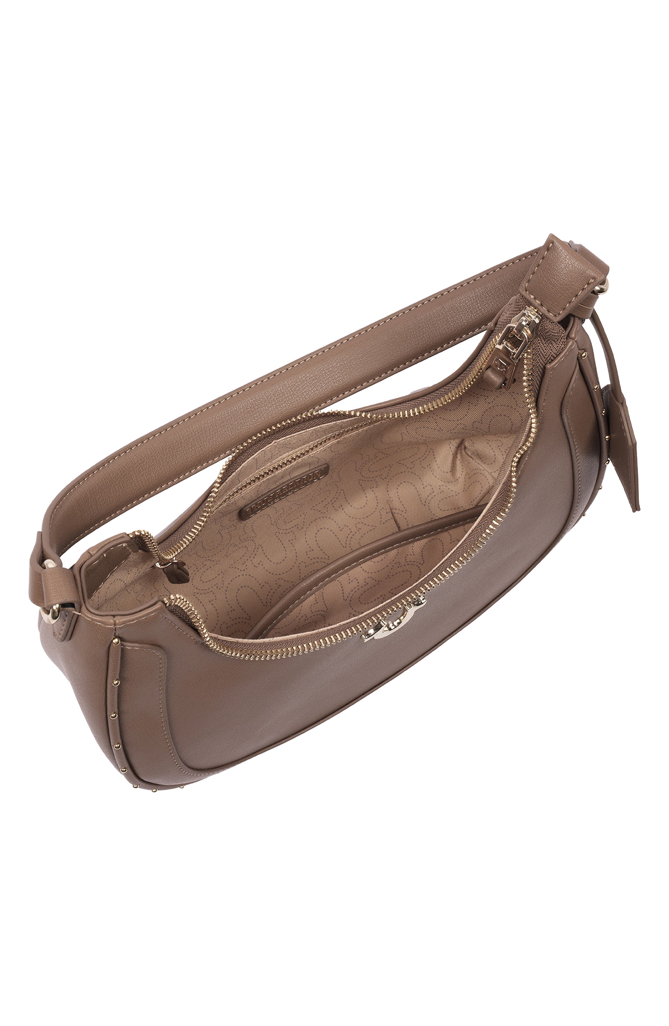 True Religion Crescent Shoulder Bag, Alternate, color, Brown