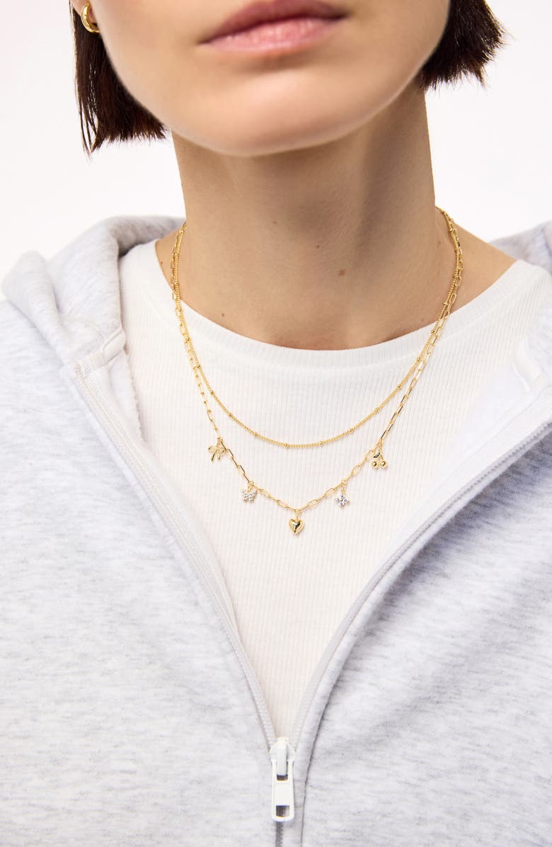 Ana Luisa Charm Necklace - The Everyday Charm Necklace, Alternate, color, Gold