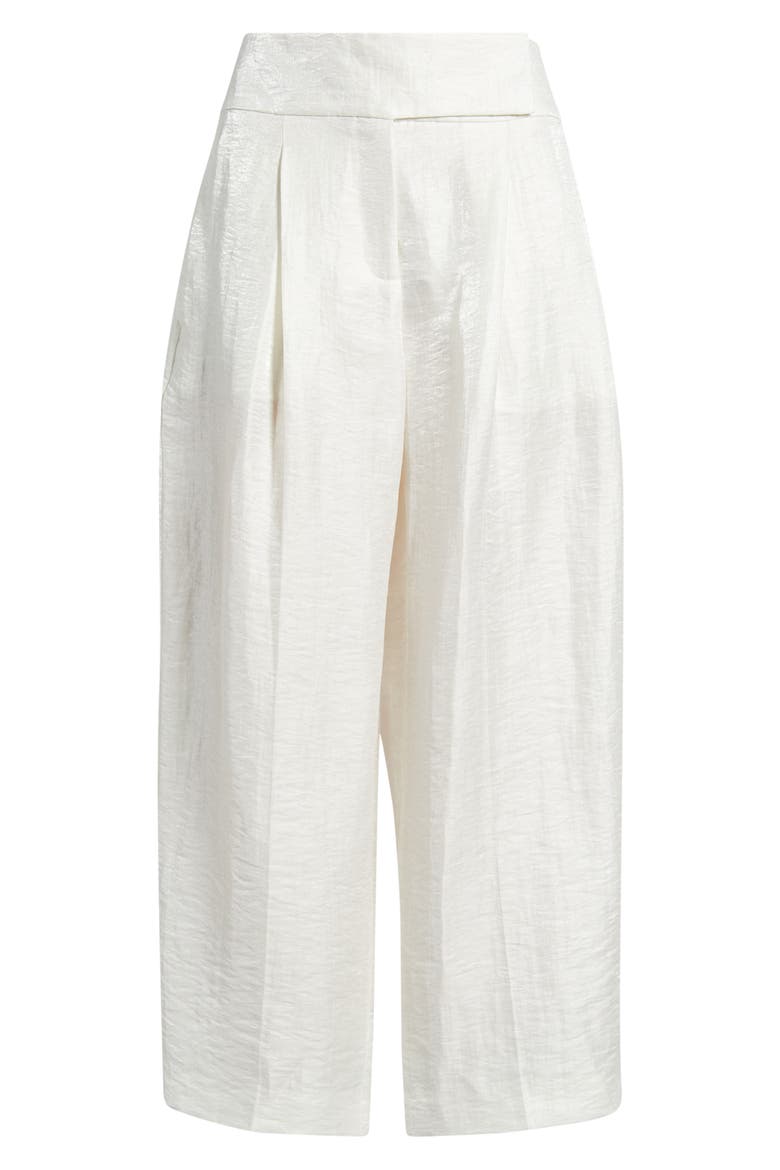 Tacres High Waist Ankle Wide Leg Pants, Alternate, color, SOFT CREAM