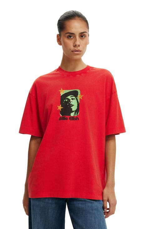 Women's The Lcn Music Boxy Graphic Tee