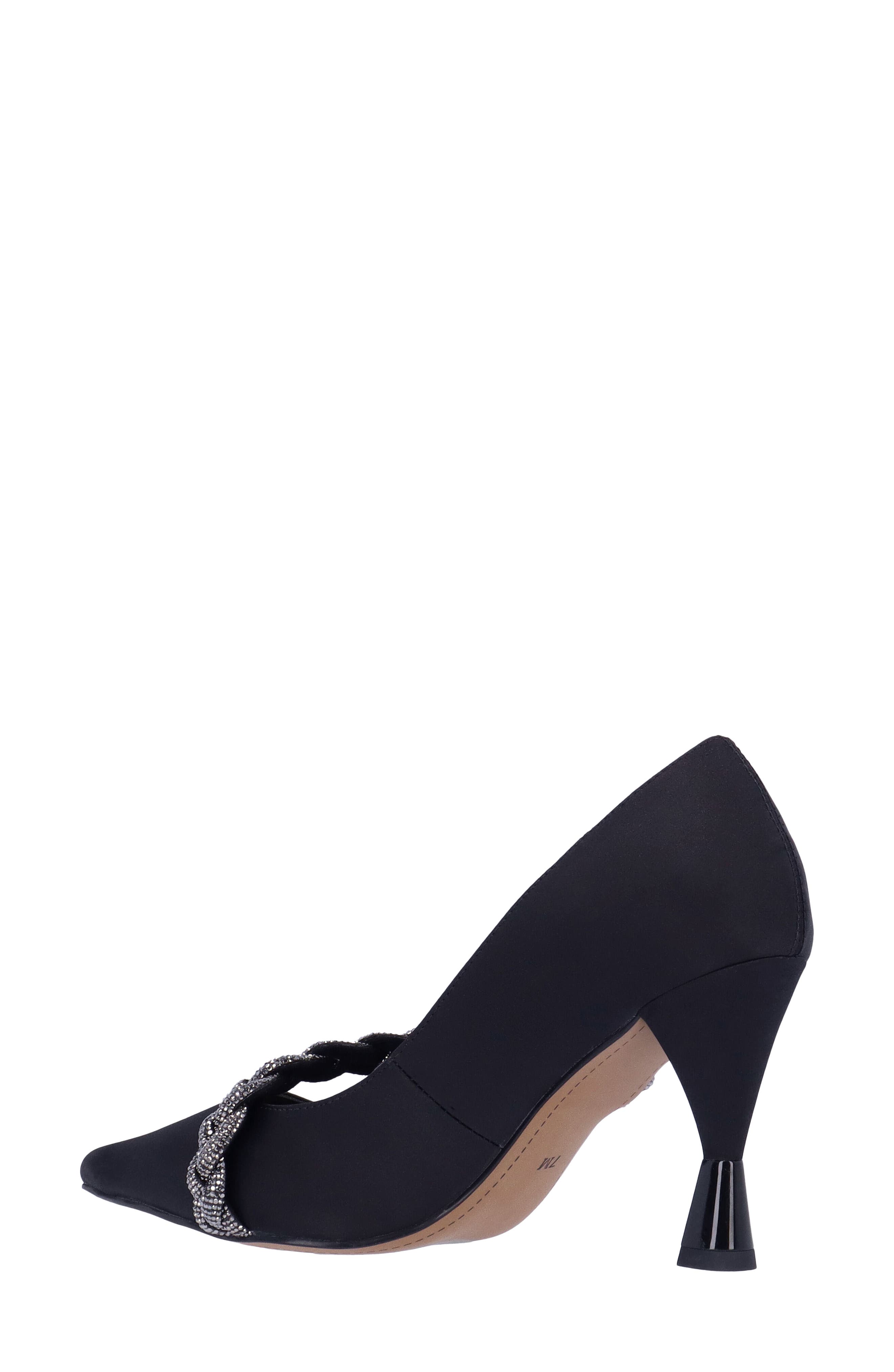 J. Reneé Nyomee Pointed Toe Pump, Alternate, color, Black