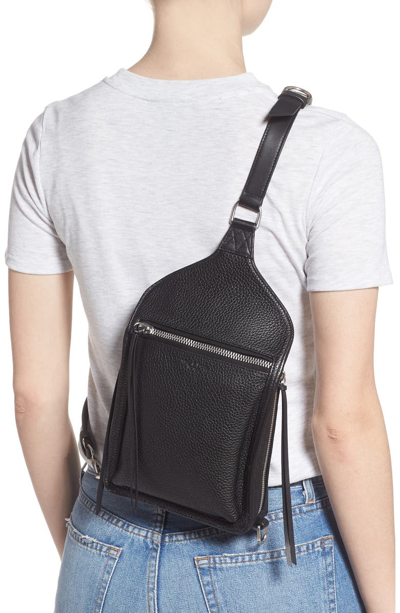 rag & bone Elliott Sling Leather Bag, Alternate, color,