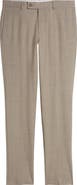 Jack Victor Patrick Flat Front Stretch Wool Dress Pants