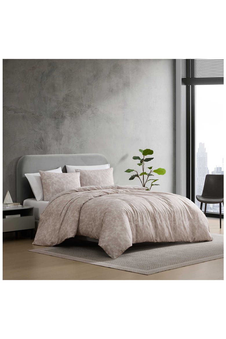 Floral Ripple 3-Piece Duvet Cover Set, Alternate, color, SOFT PINK