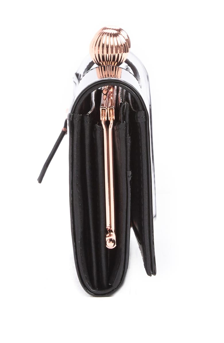 Ted Baker London Bobble Patent Leather Wallet, Alternate, color, 