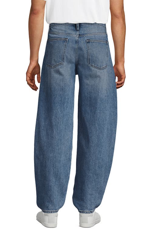 Lands' End Rigid Relaxed Tapered Jean In Blue