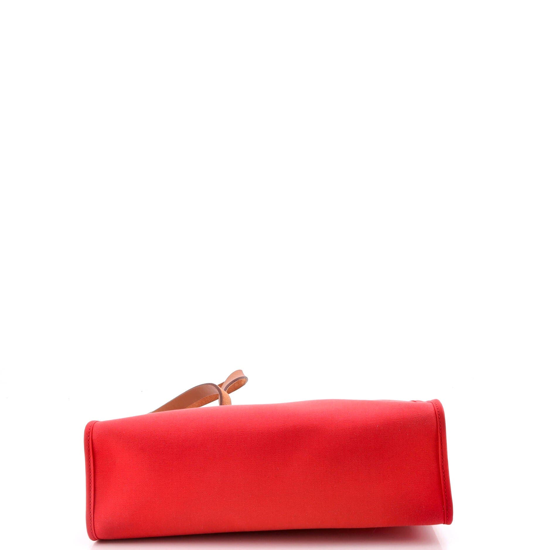 Pre-Owned Hermes Herbag Zip Leather and Toile 31, Alternate, color, Bougainvillier