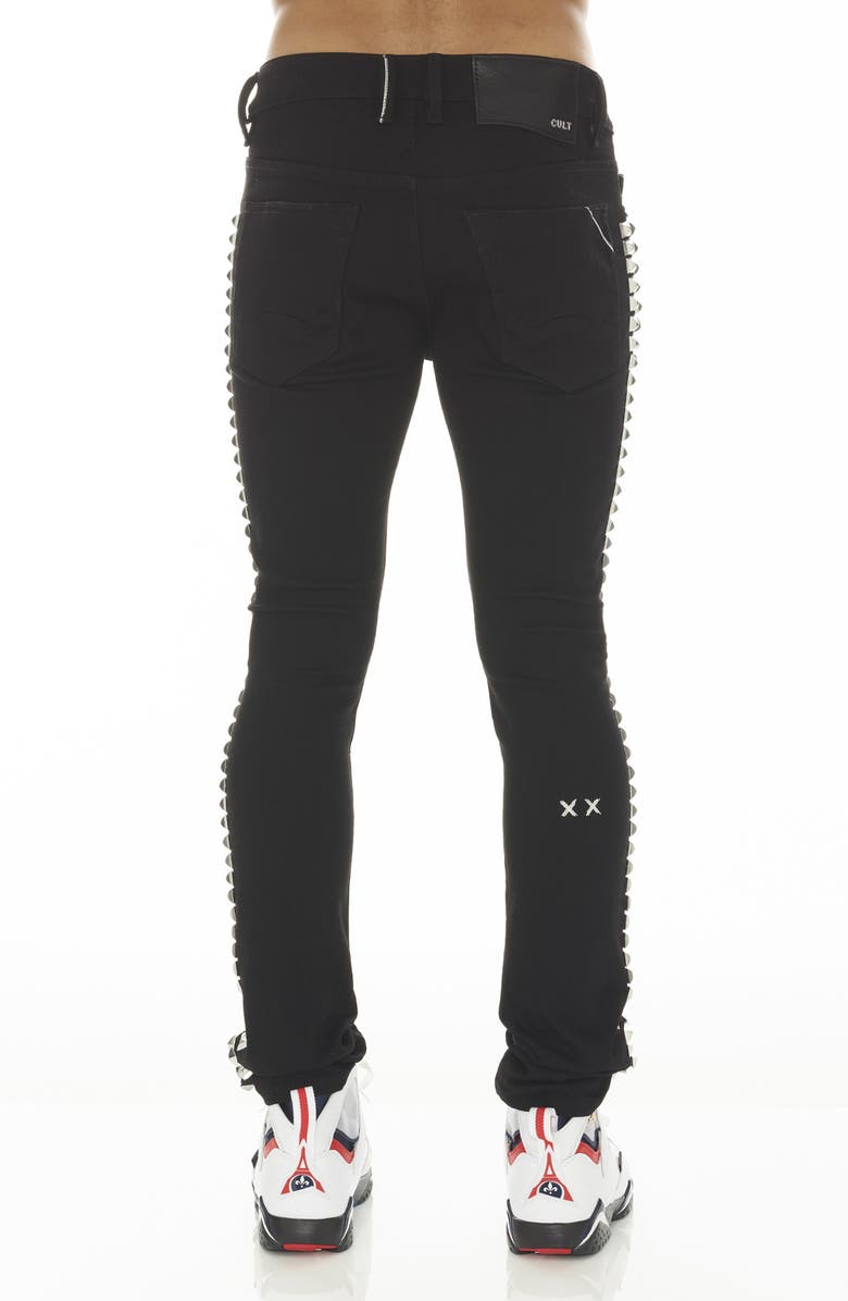 Cult of Individuality Punk Studded Super Skinny Jeans, Alternate, color,