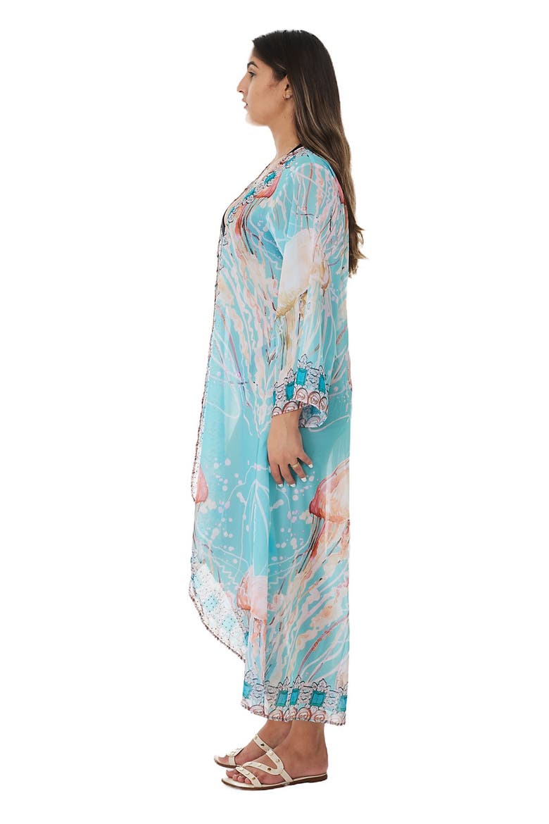 Jellyfish Longline Duster, Alternate, color, LIGHT BLUE