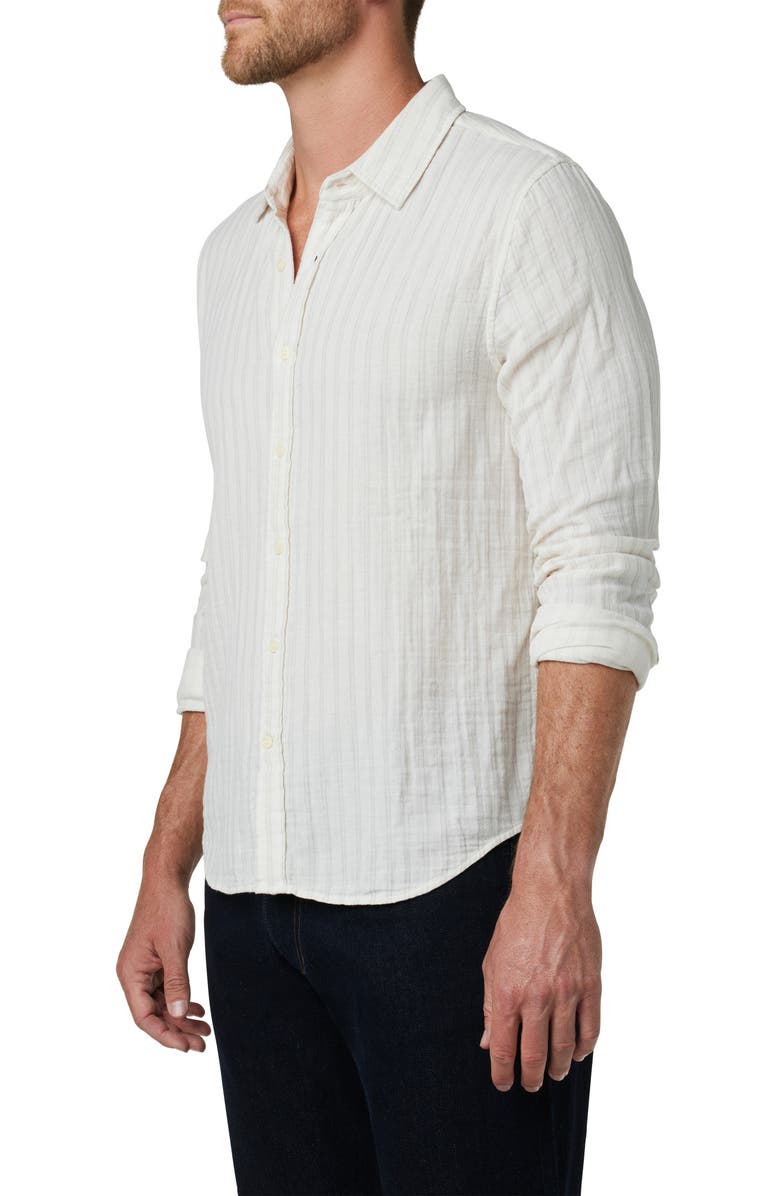 Joe's Theo Textured Cotton Button-Up Shirt, Alternate, color,