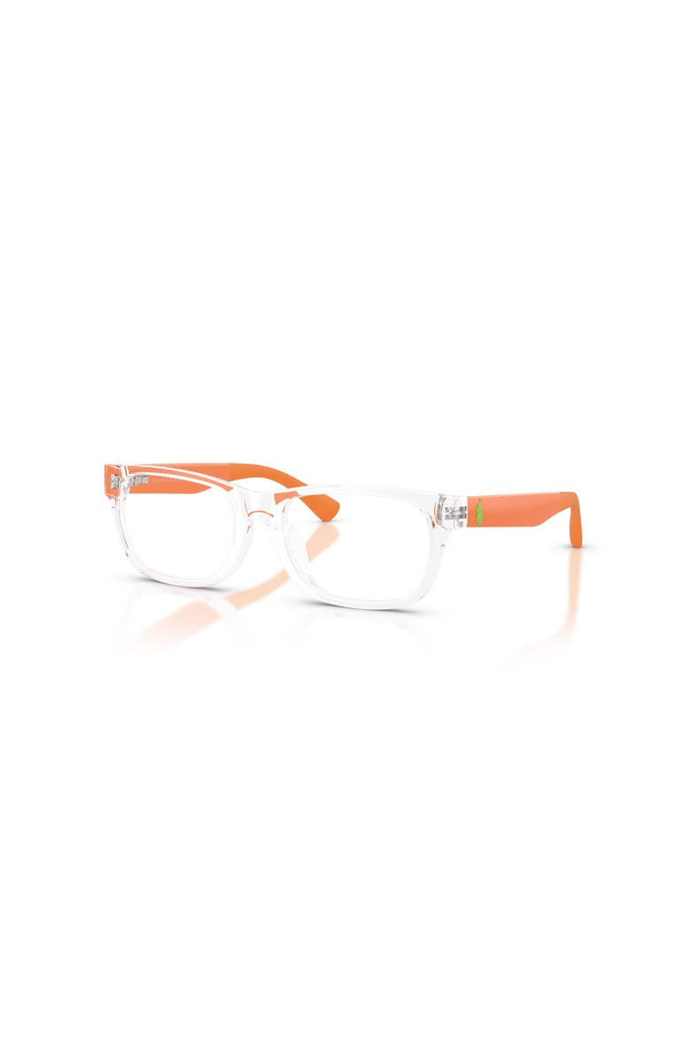 47mm Rectangle optical glasses, Main, color, Transparent