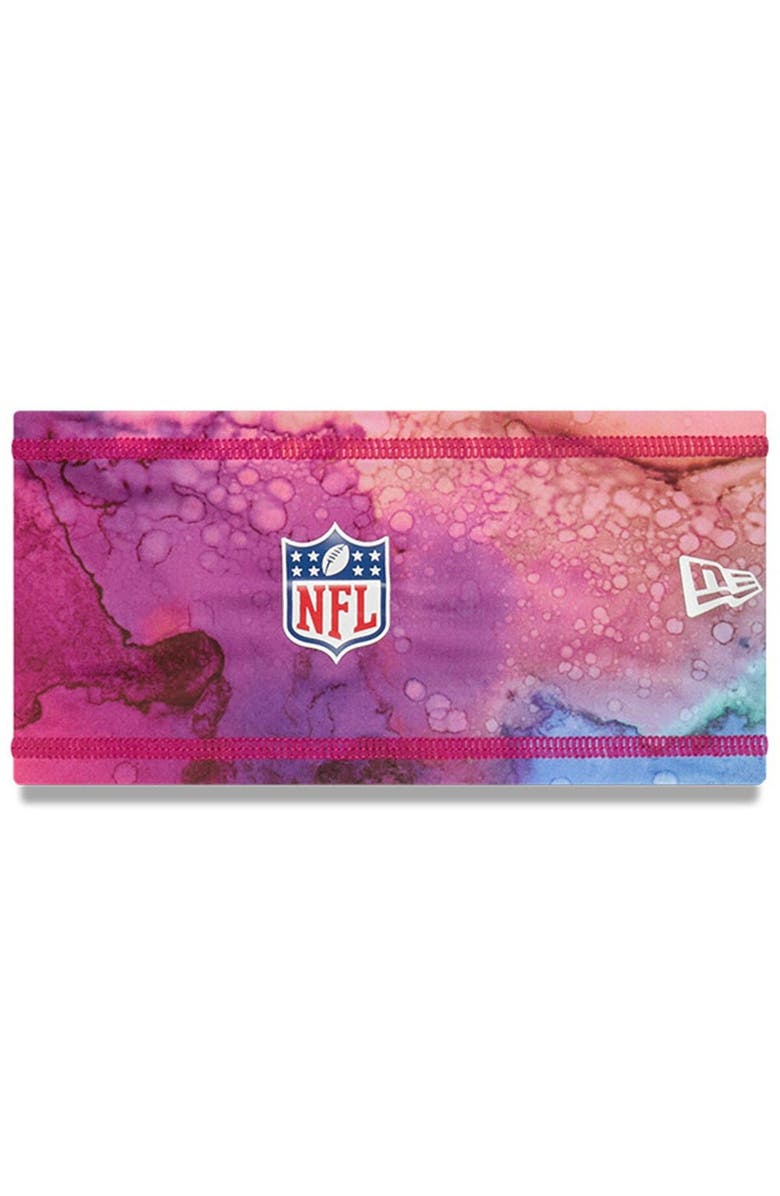 New Era Men's New Era Pink 2022 NFL Crucial Catch Headband, Main, color, 