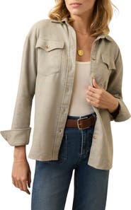 Faherty Nazaré Relaxed Flannel Button-Up Shirt