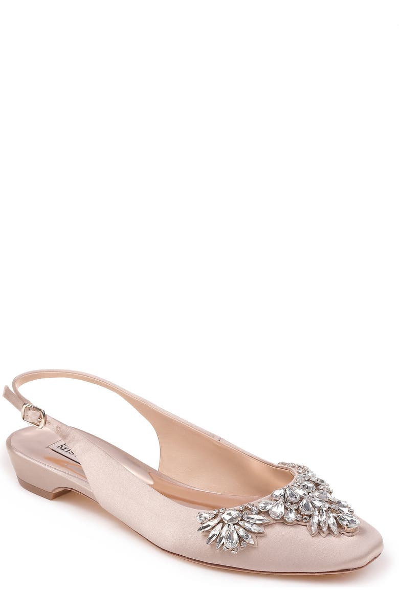 Badgley Mischka Collection Badgley Mischka Shayla Slingback Flat, Main, color,