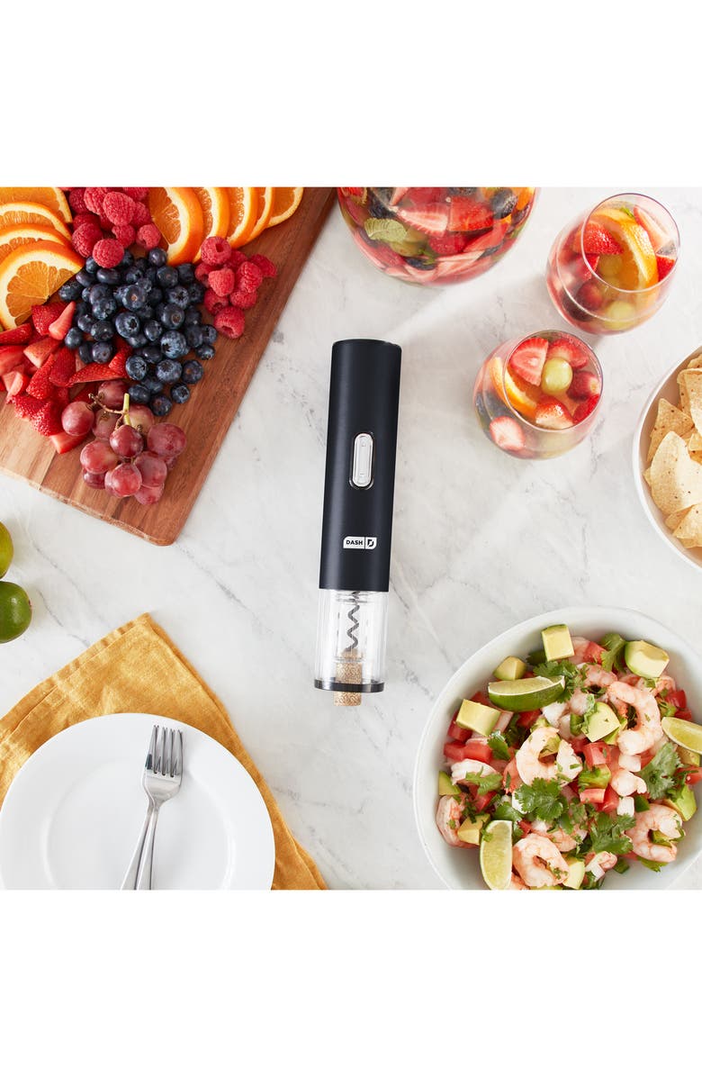 Dash Serve & Preserve Electric Wine Set, Alternate, color, Black