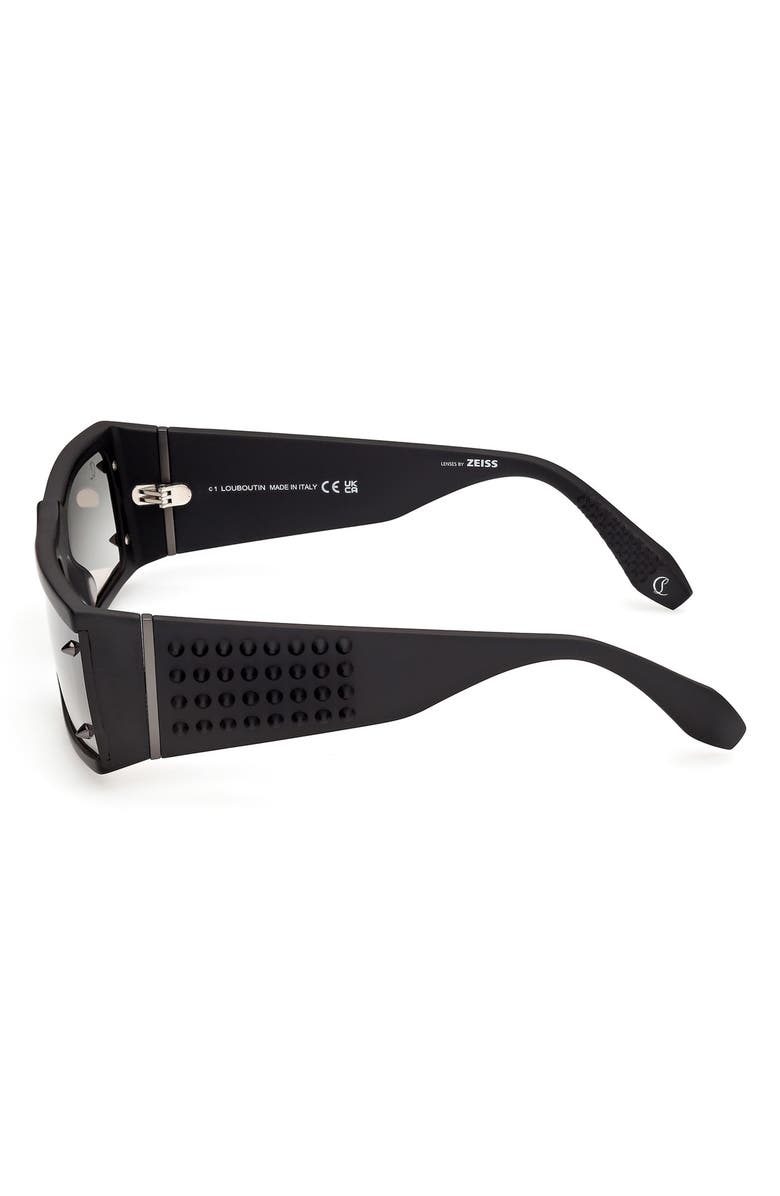 Christian Louboutin 62mm Oversize Rectangular Sunglasses, Alternate, color,