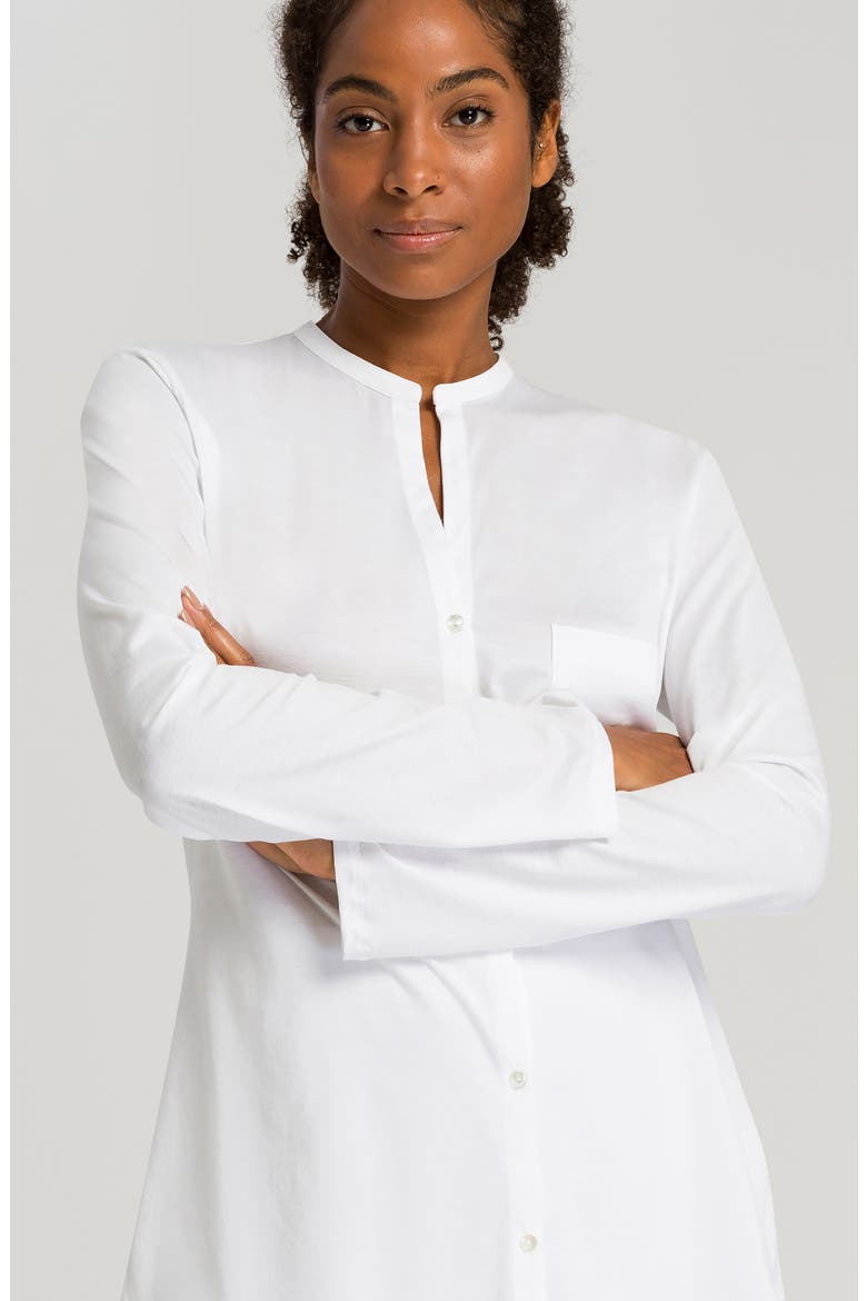 Cotton Deluxe Pajamas, Alternate, color, 101 - WHITE