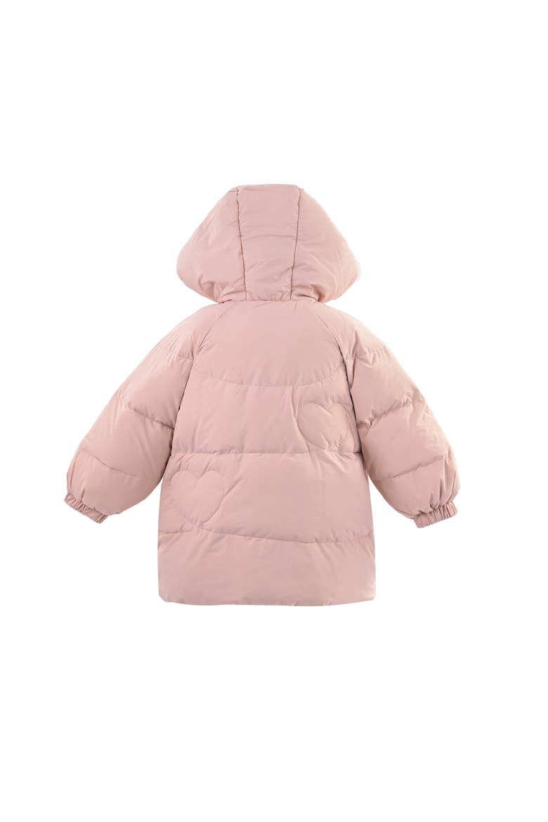 Heart-Quilted Puffer Jacket, Alternate, color, Pink