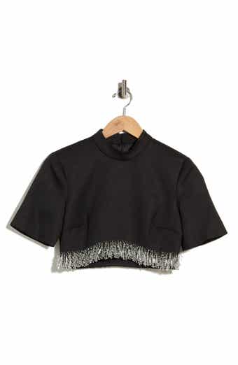 Jalen Bead Hem Crop Top