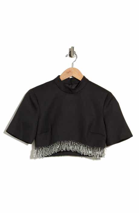 Jalen Bead Hem Crop Top